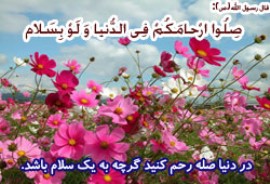 صله رحم به سلام